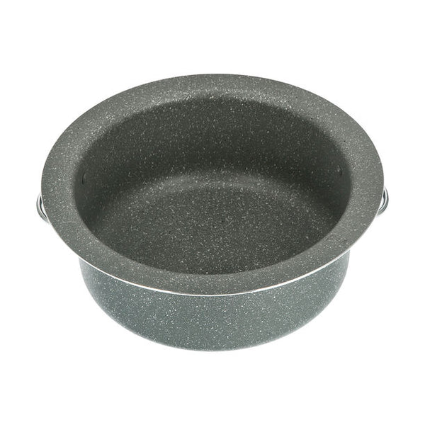 جدر/قدر مقلوبة 2 في 1 – غطاء قلب يتحول لصينية – لون رمادي – متوفّر بأحجام متعددة